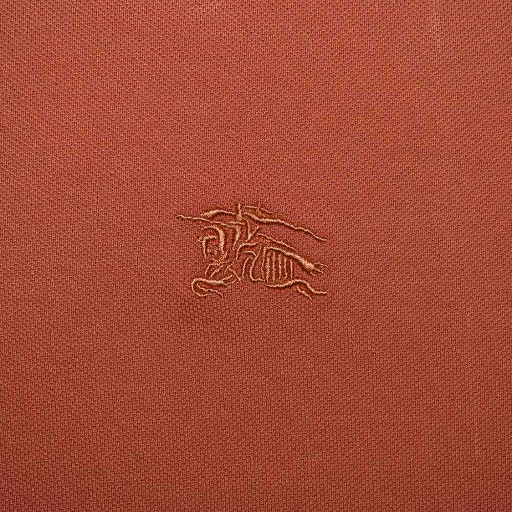 Burberry Orange Premium Quality Half Sleeve T-shirt-2