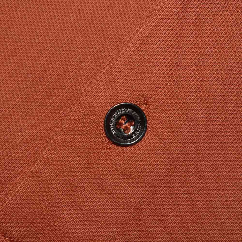 Burberry Orange Premium Quality Half Sleeve T-shirt-4