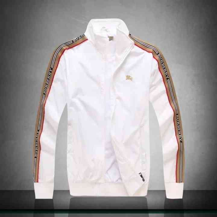 White Burberry Black Premium Quality Jacket