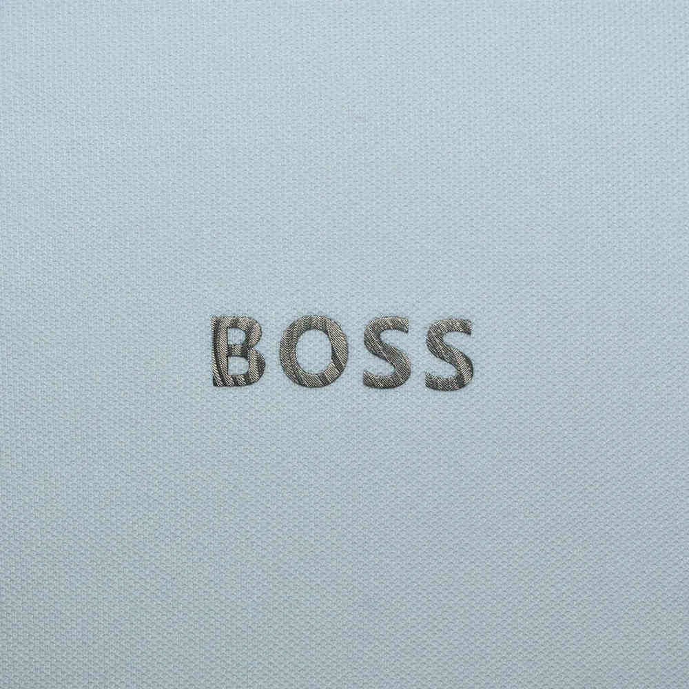 Boss White Premium Quality Short Sleeve Polo T-shirt-3