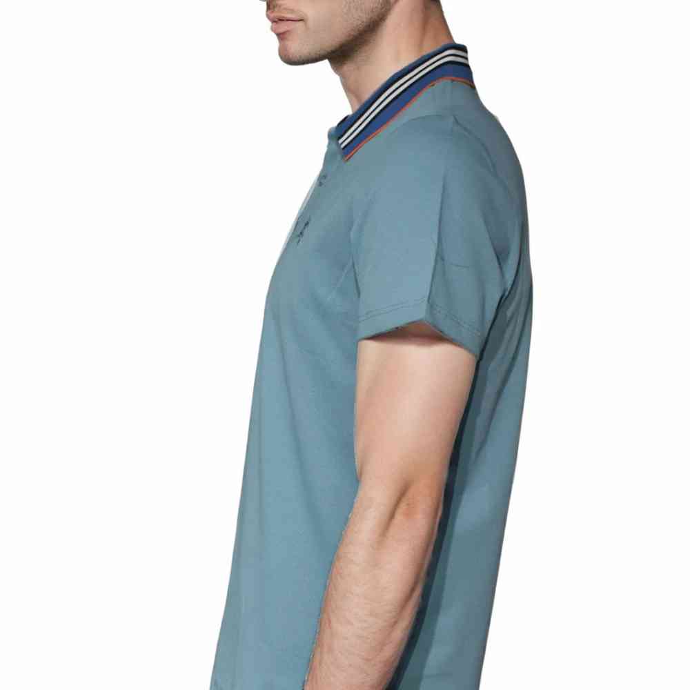 Burberry Blue Premium Quality T-shirt-3