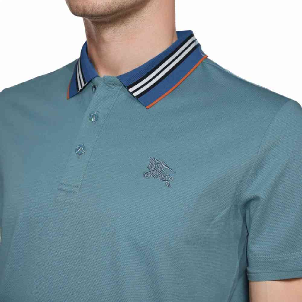 Burberry Blue Premium Quality T-shirt-2