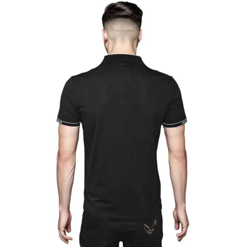 Emporio Armani Embossed logo Black Premium T-shirt-1