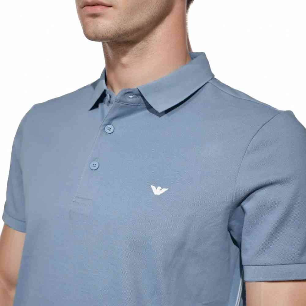 Emporio Armani Blue Premium Quality T-shirt-thumb-2