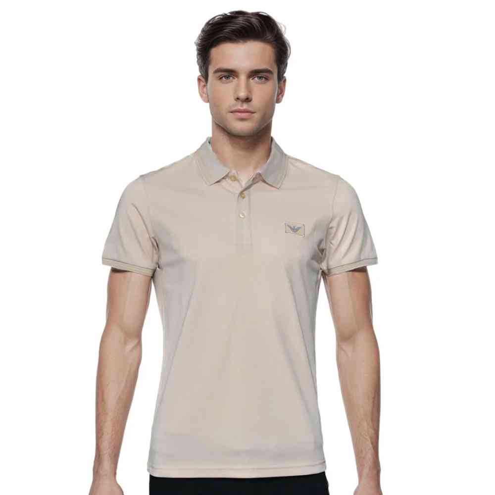 Cream Emporio Armani Grey Premium Quality T-shirt