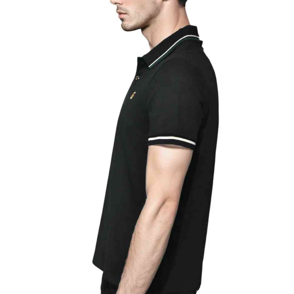 Gucci Embroidery Logo Black Premium T-shirt-3
