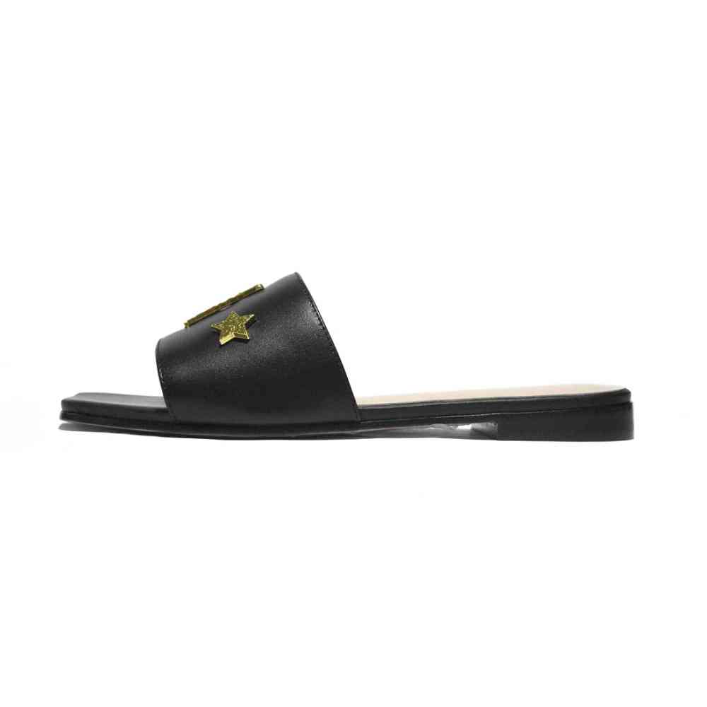 Gucci Black Premium Women's Flat Sandals-thumb-1
