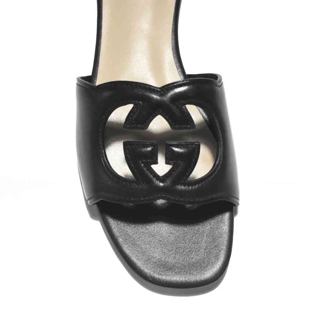 Gucci Black Premium Quality Women's Flat Sandals-3