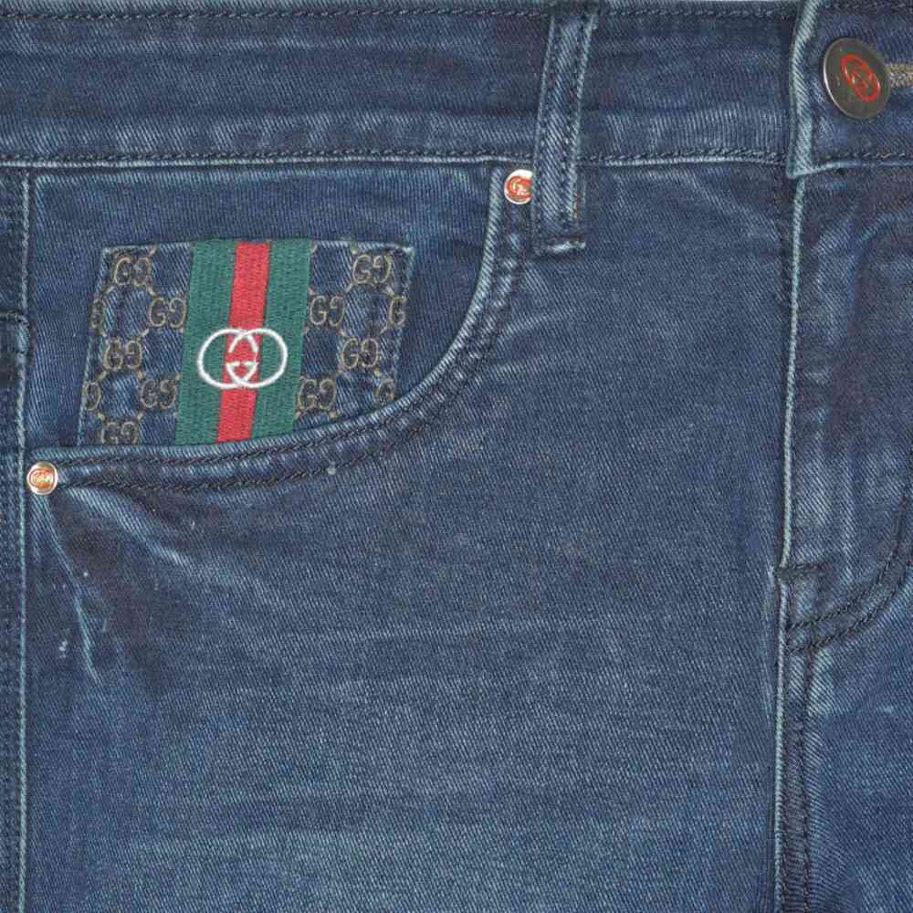Gucci Blue Premium Quality Denim Jeans-2