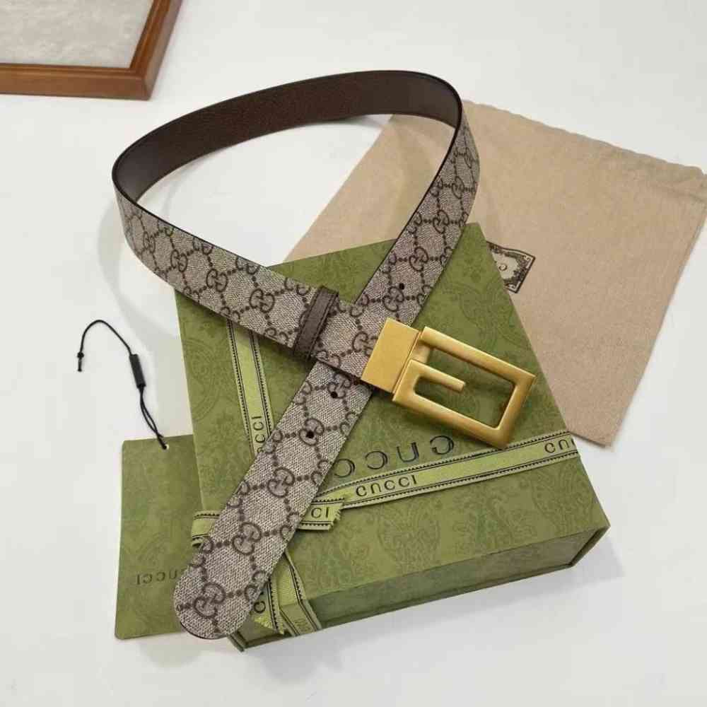 Gucci Brown Premium Quality Belt-thumb-5