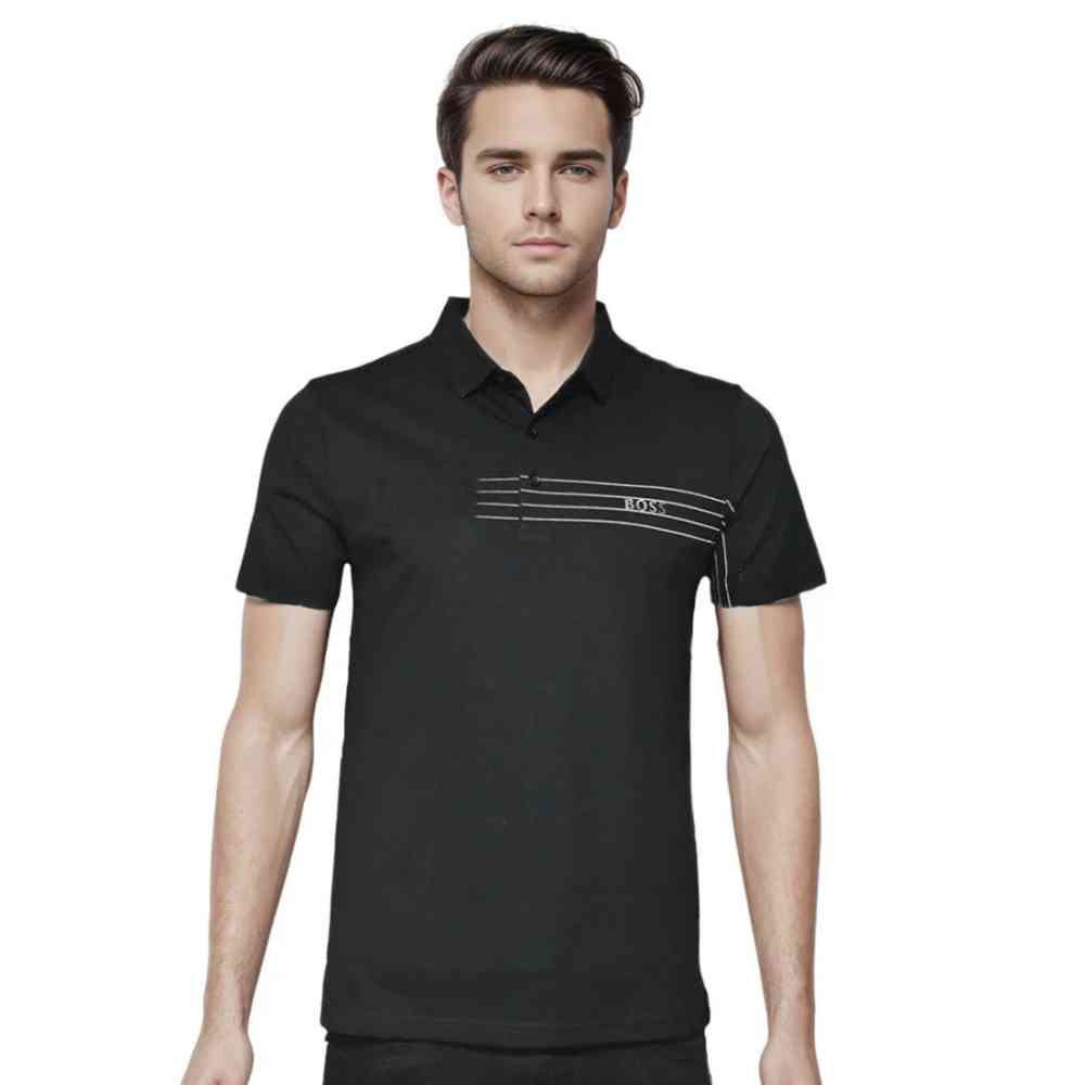 Black Boss Blue Premium Quality Polo T-shirt