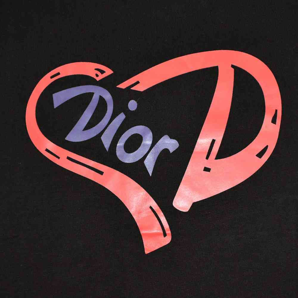 Dior Black Premium Quality Women T-shirt-3