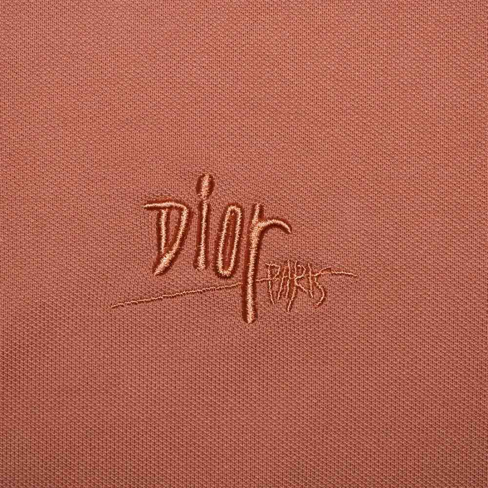 Dior Orange Premium Quality T-Shirt-thumb-3