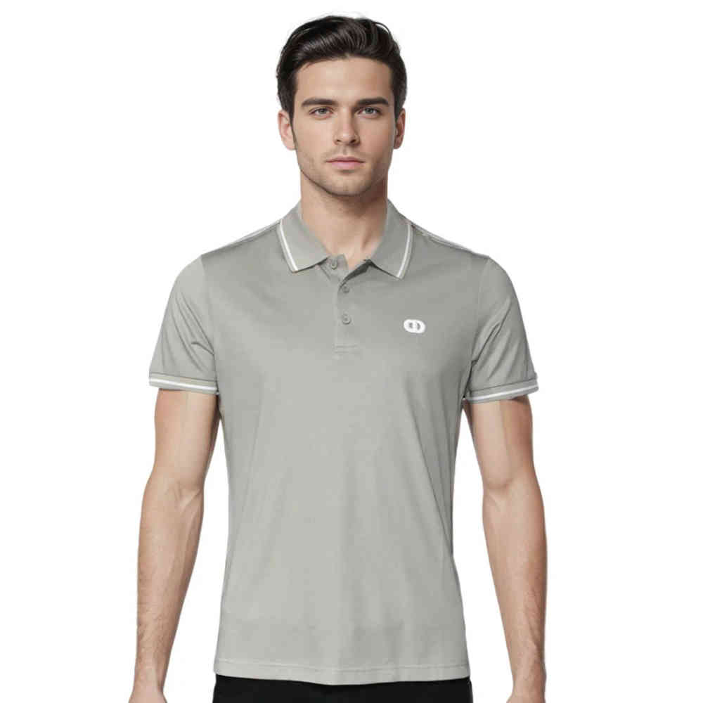 Olive Grey Dior Logo Print White Premium Quality T-shirt