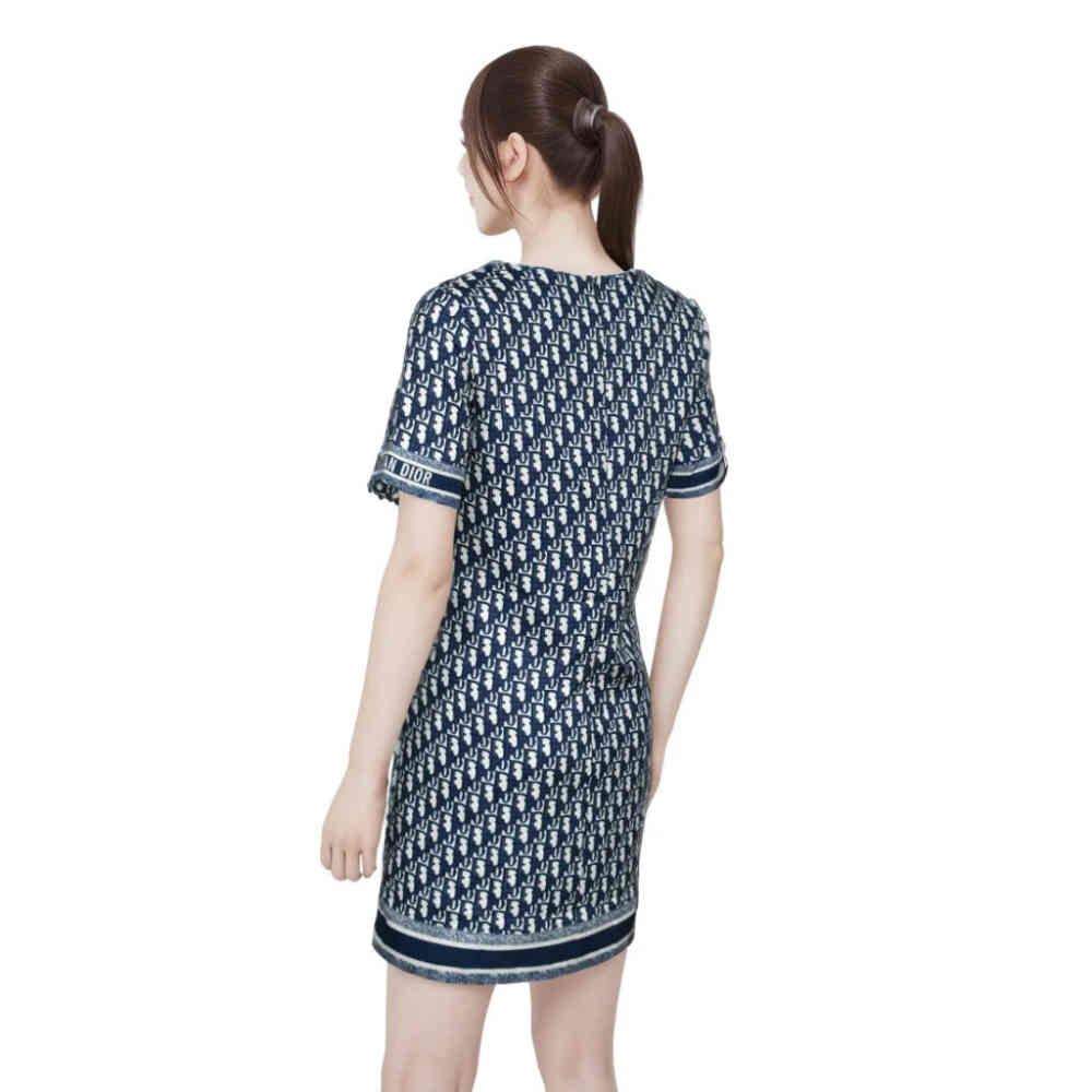 Christian Dior Blue Premium Quality Dress-2