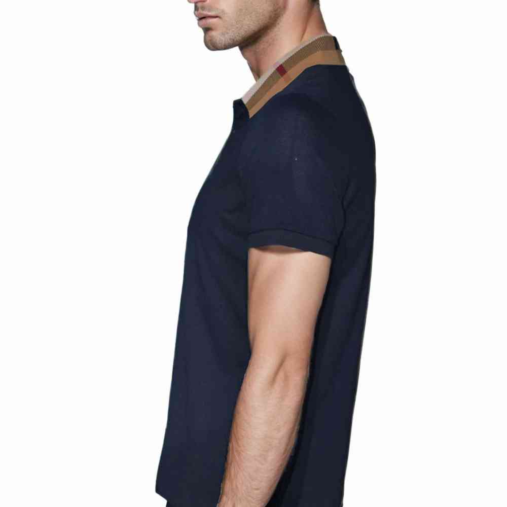 Burberry TB Embossed Logo Navy Blue Premium T-shirt-3