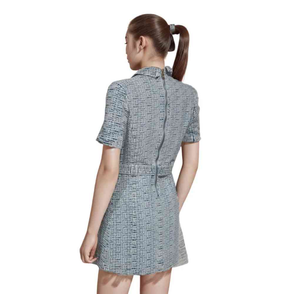 Balmain Blue Premium Quality Dress-2