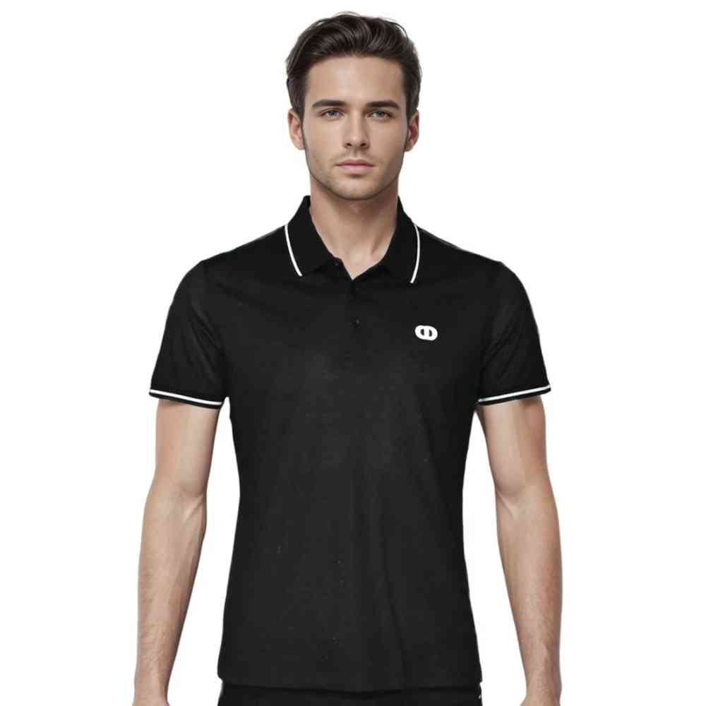 Black Dior Logo Print White Premium Quality T-shirt