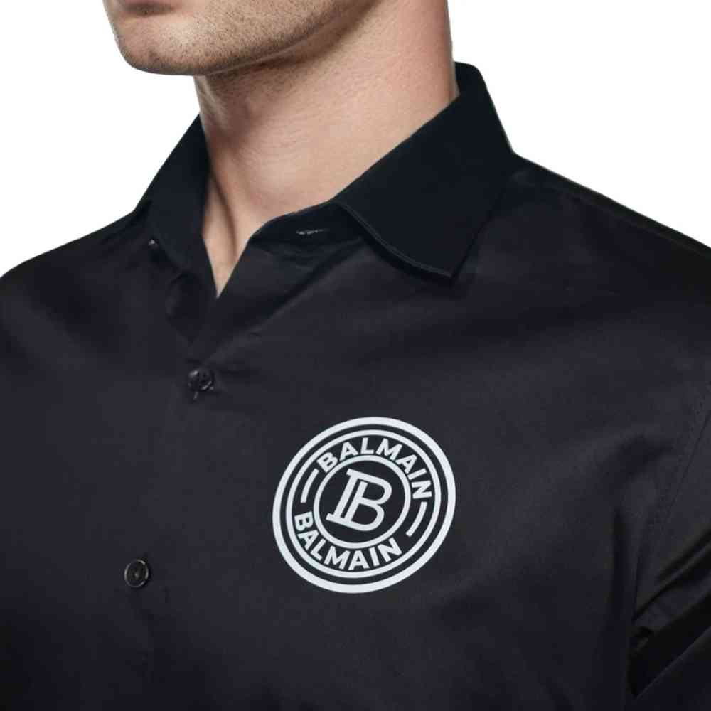 Balmain Paris Black Premium Quality Shirt-3