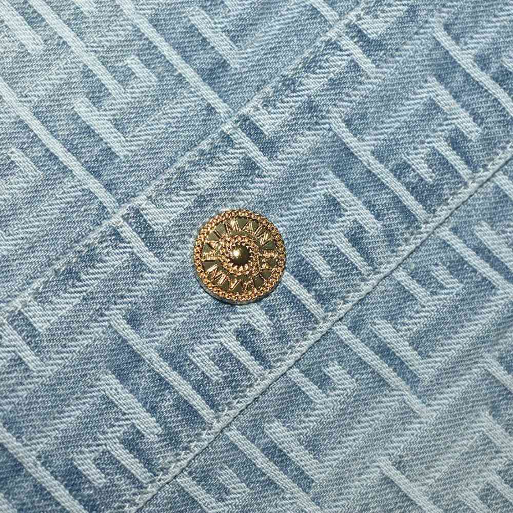 Balmain Paris Blue Premium Quality Dress-4