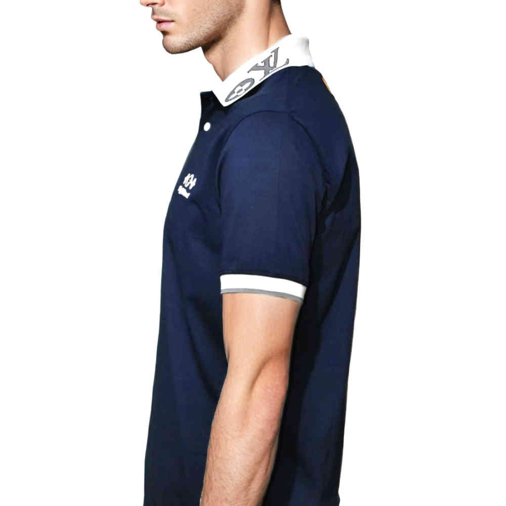 Louis Vuitton Blue Premium Polo T-Shirt-thumb-2