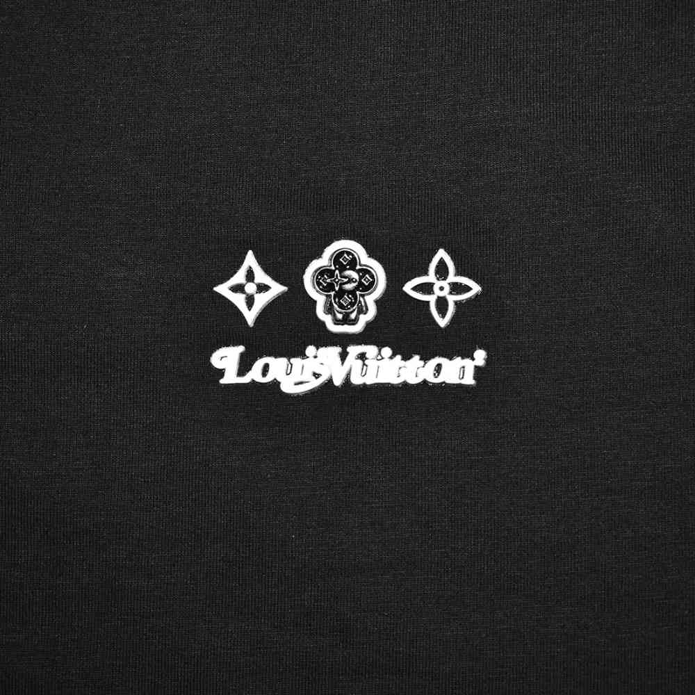 Louis Vuitton Black Premium Polo T-Shirt-thumb-4