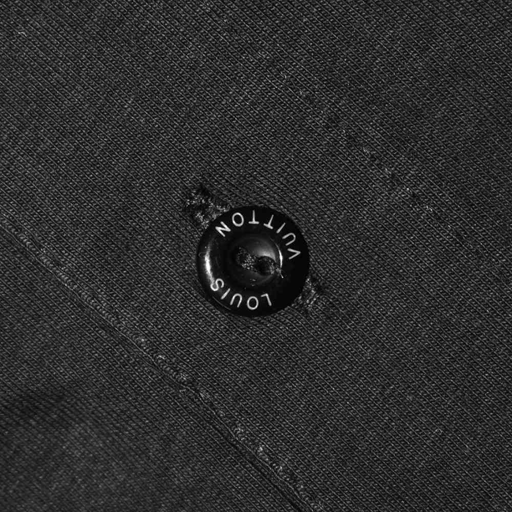Louis Vuitton Black Premium Polo T-Shirt-thumb-5