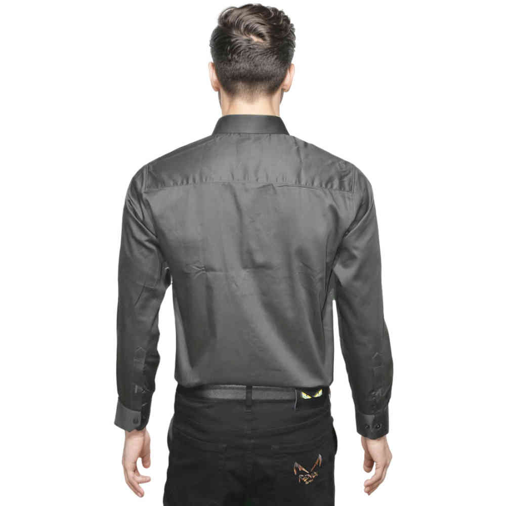 Emporio Armani Grey Premium Logo Print Shirt-1