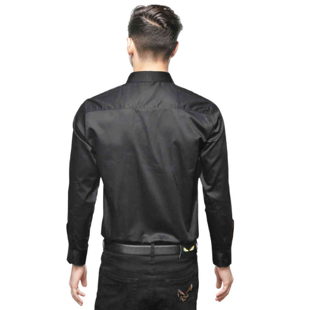 Emporio Armani Black Premium Logo Print Shirt-1