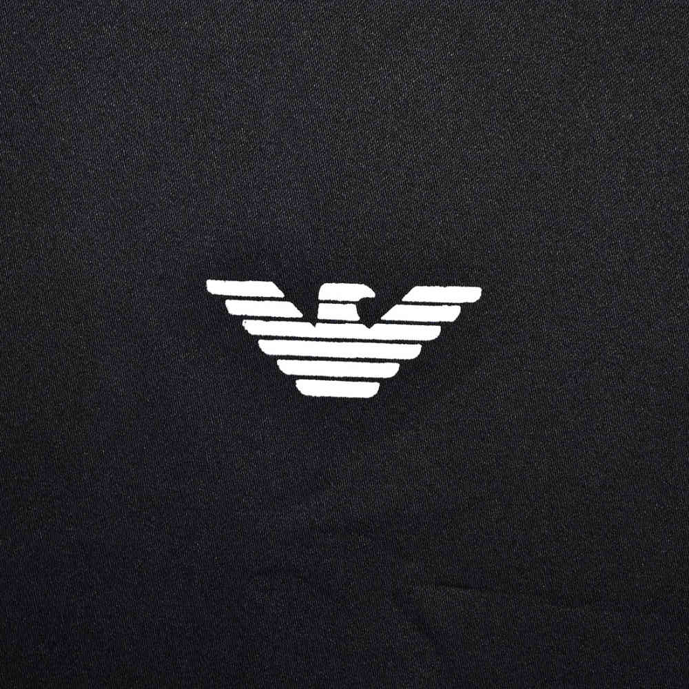 Emporio Armani Black Premium Logo Print Shirt-4