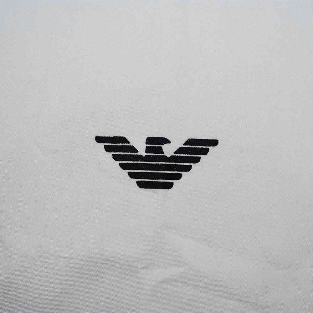 Emporio Armani White Premium Logo Print Shirt-4