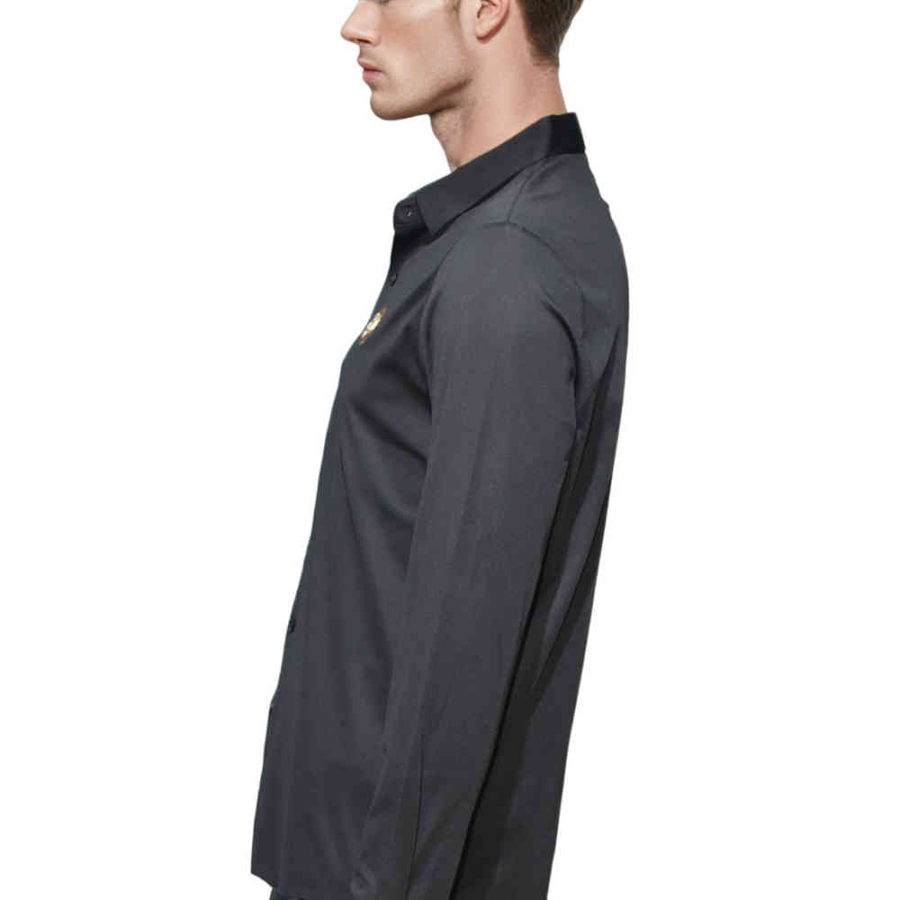 Burberry Black Premium Quality Long Sleeve Shirt-2