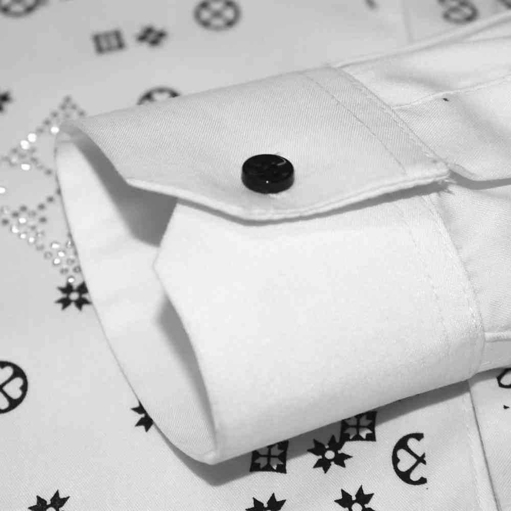 Louis Vuitton Glitter Stone White Premium Shirt-4