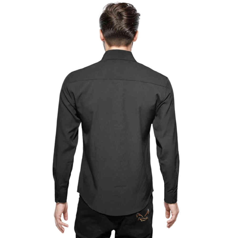 Philipp Plein Black Premium Quality Glitter Stone Print Shirt-1