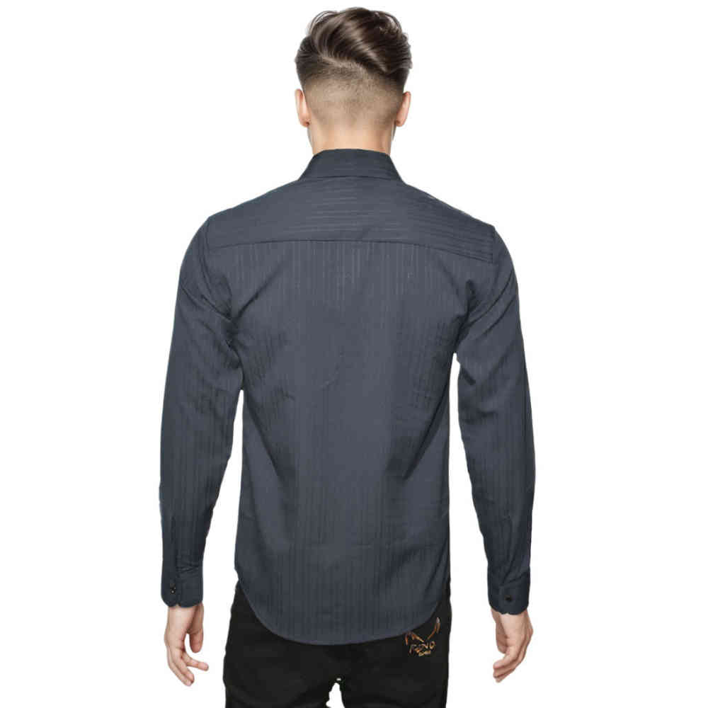 Burberry Embossed Pocket Logo Blue Premium Quality Shirt-1