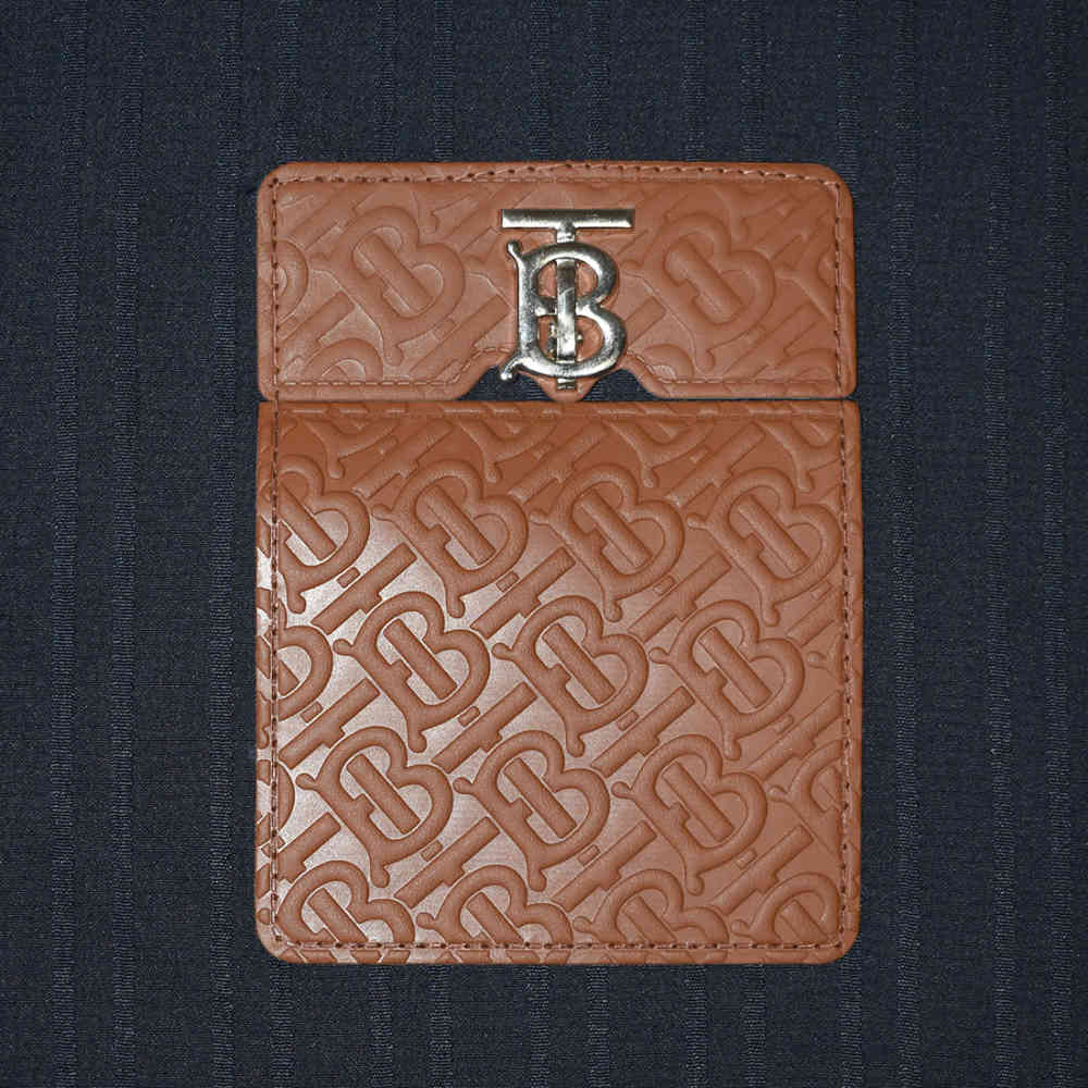 Burberry Embossed Pocket Logo Blue Premium Quality Shirt-4