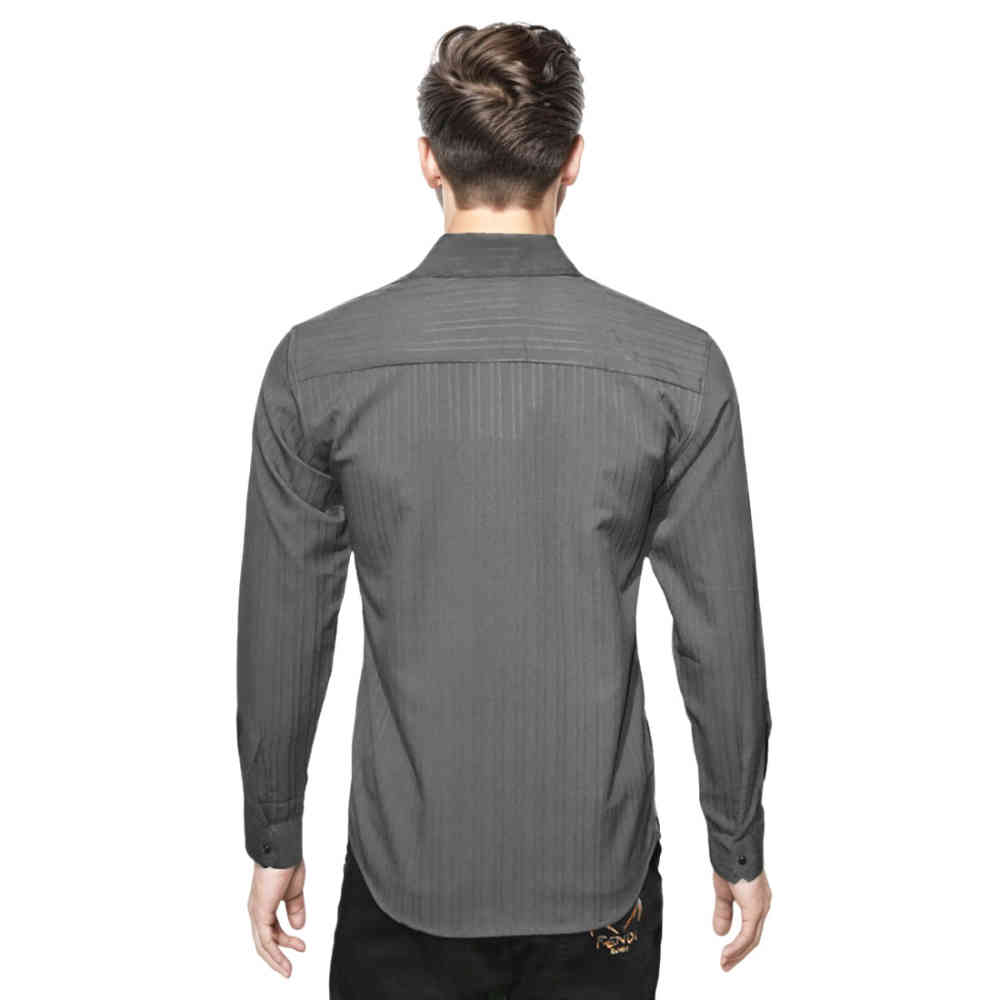 Burberry Embossed Pocket Logo Grey Premium Quality Shirt-1