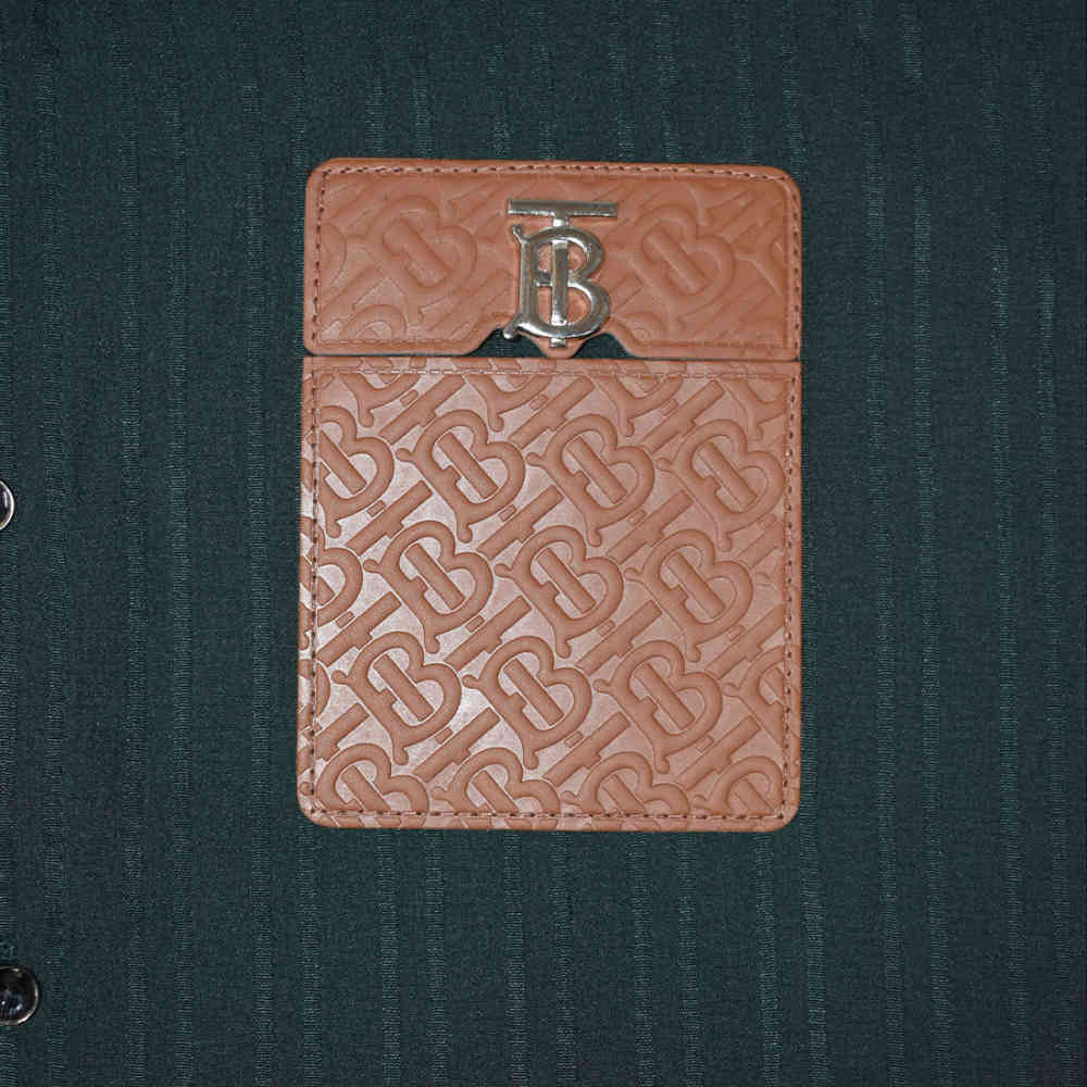 Burberry Embossed Pocket Logo Green Premium Quality Shirt-4