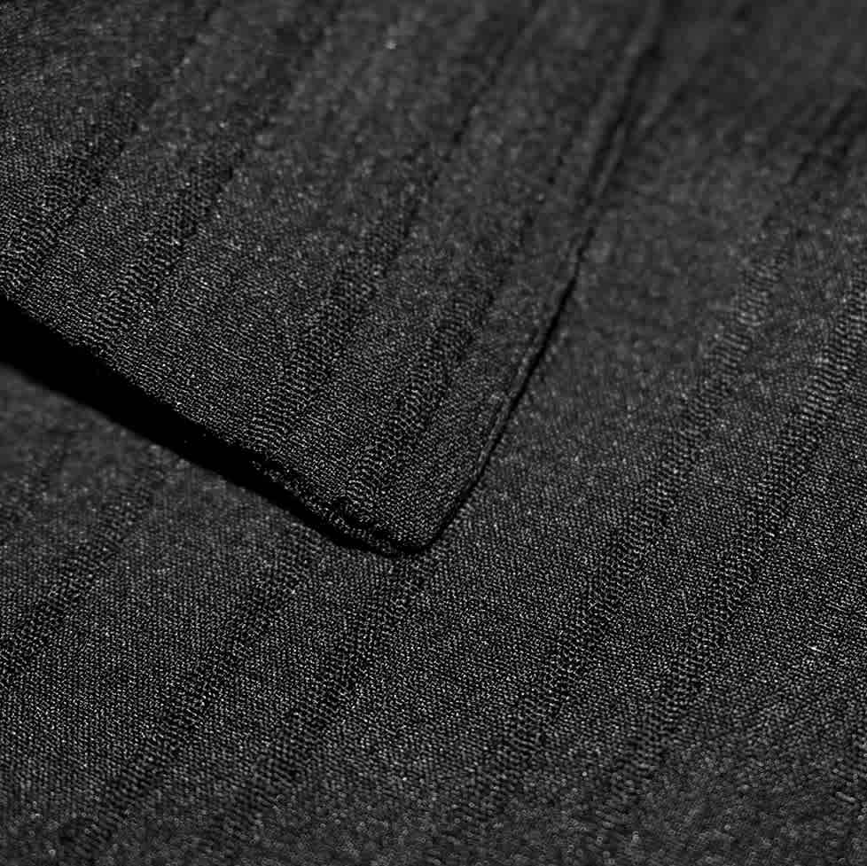 Burberry Embossed Pocket Logo Black Premium Quality Shirt-3