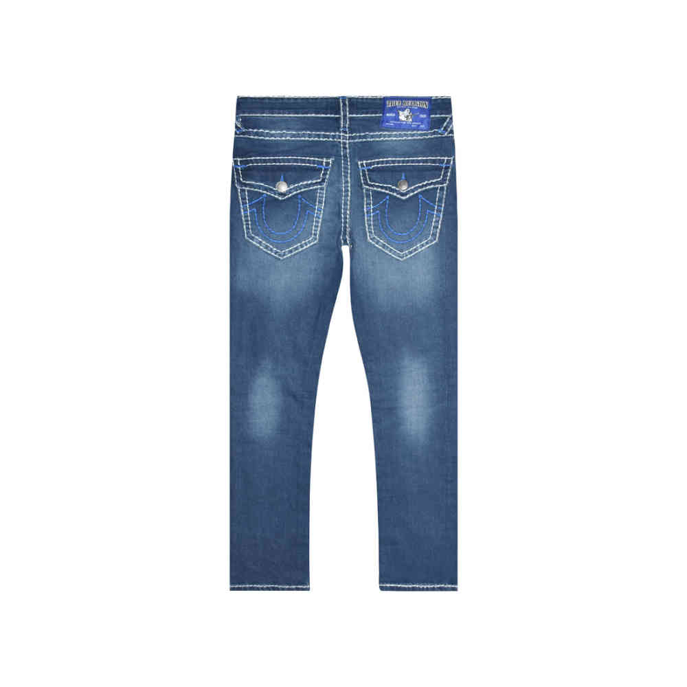 True Religion Dark Blue Premium Quality Denim Jeans-5
