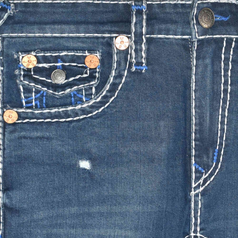 True Religion Dark Blue Premium Quality Denim Jeans-2