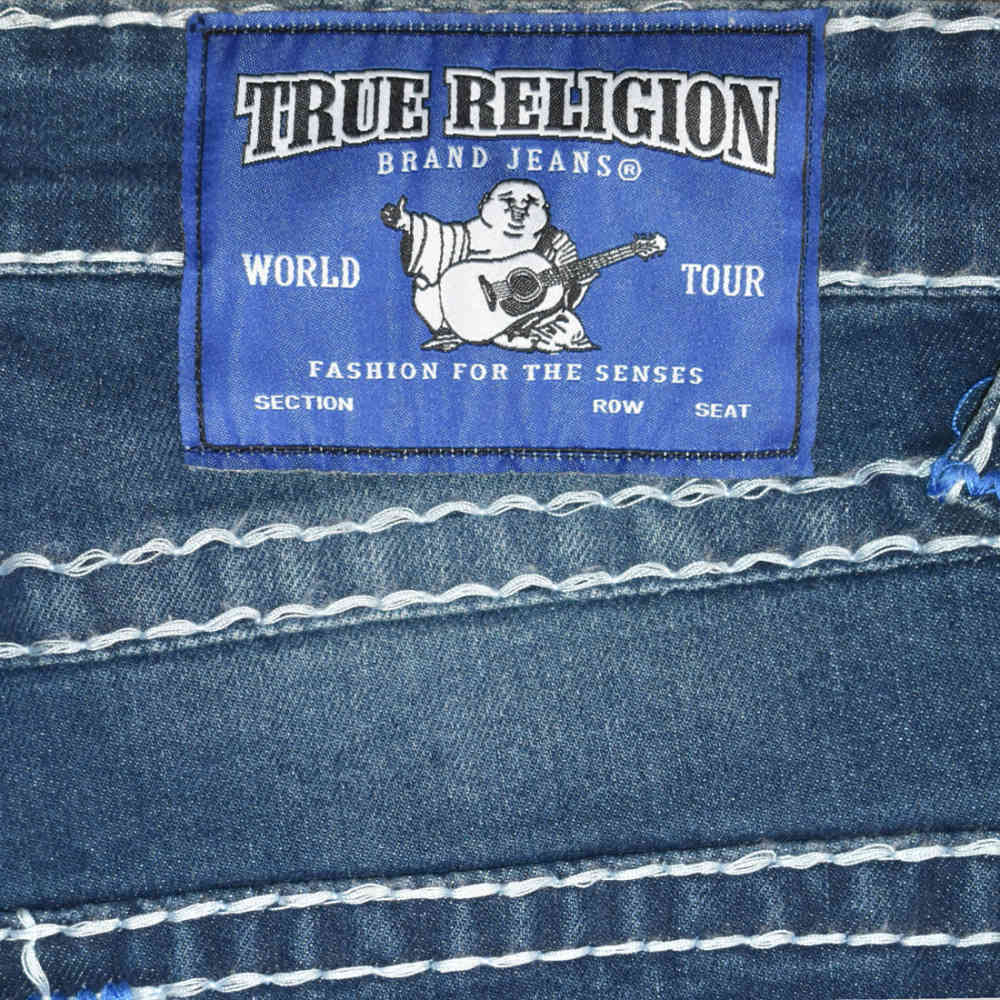 True Religion Dark Blue Premium Quality Denim Jeans-4