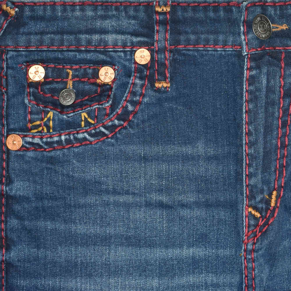 True Religion Dark Blue Premium Quality Denim Jeans-2