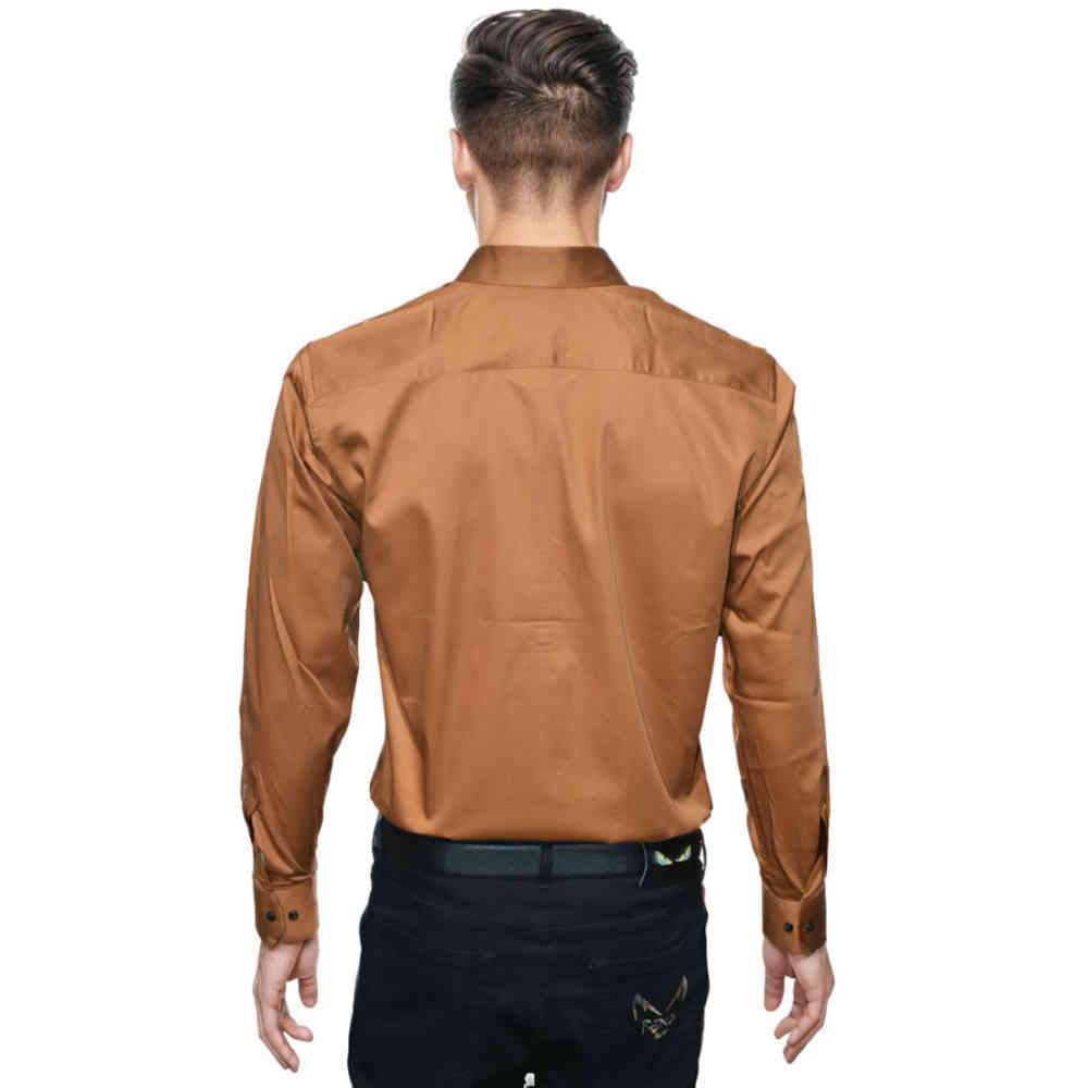 Versace Brown Premium Quality Shirt-1