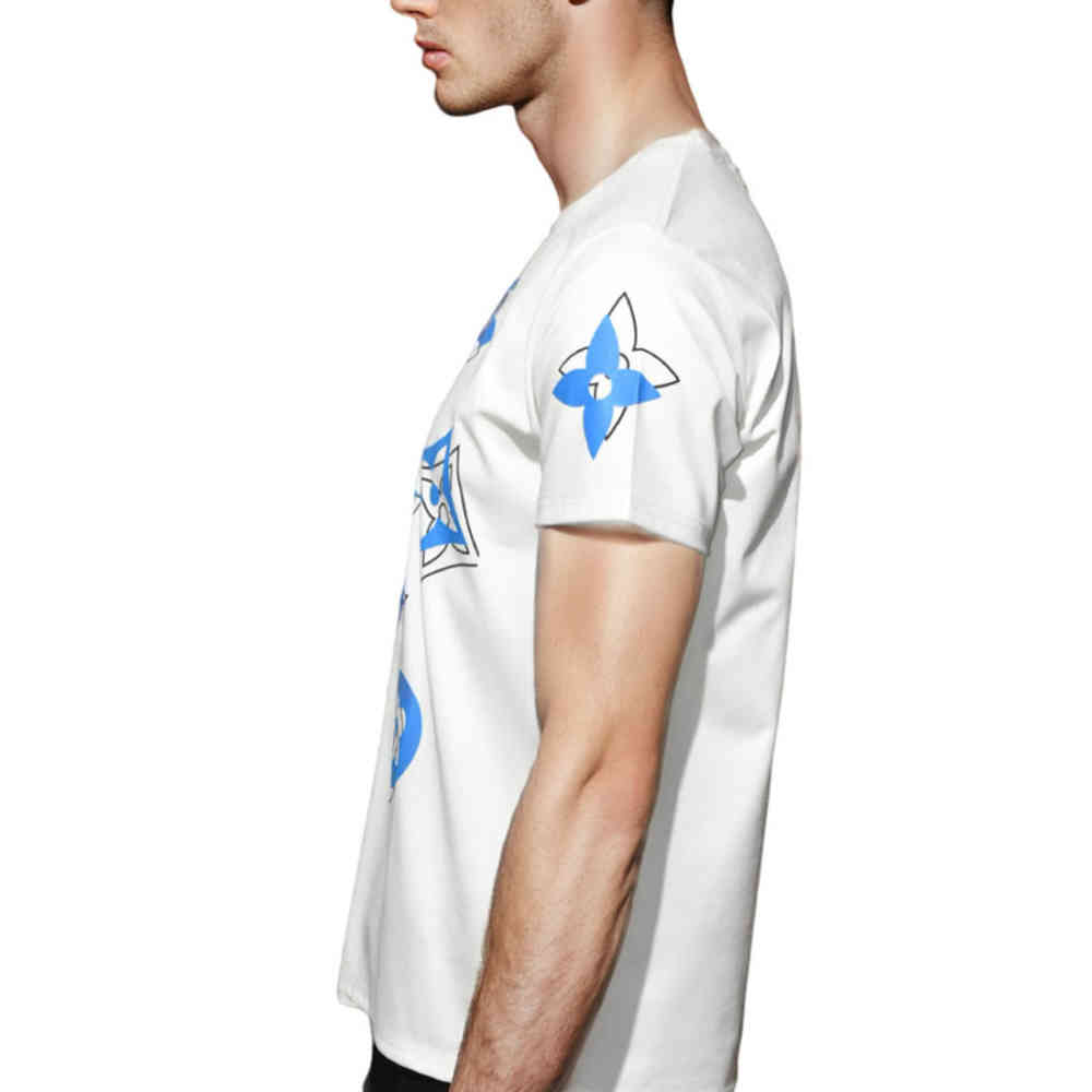 Louis Vuitton White Premium Monogram T-shirt-thumb-2