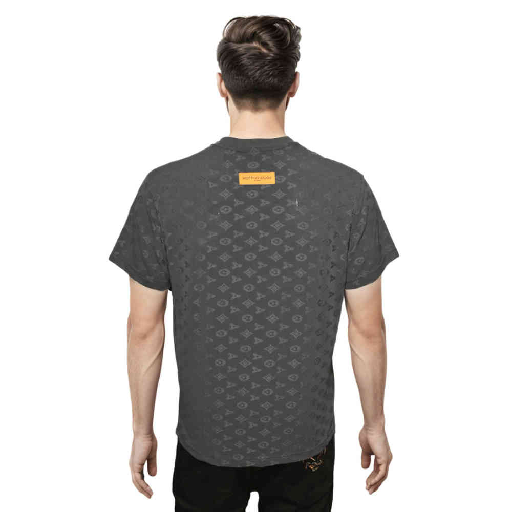 Louis Vuitton Grey Premium Quality Half Sleeve T-shirt-1