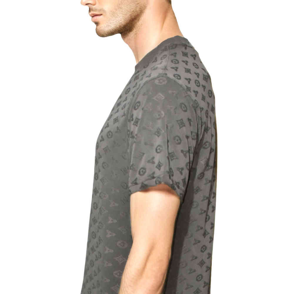 Louis Vuitton Grey Premium Quality Half Sleeve T-shirt-2