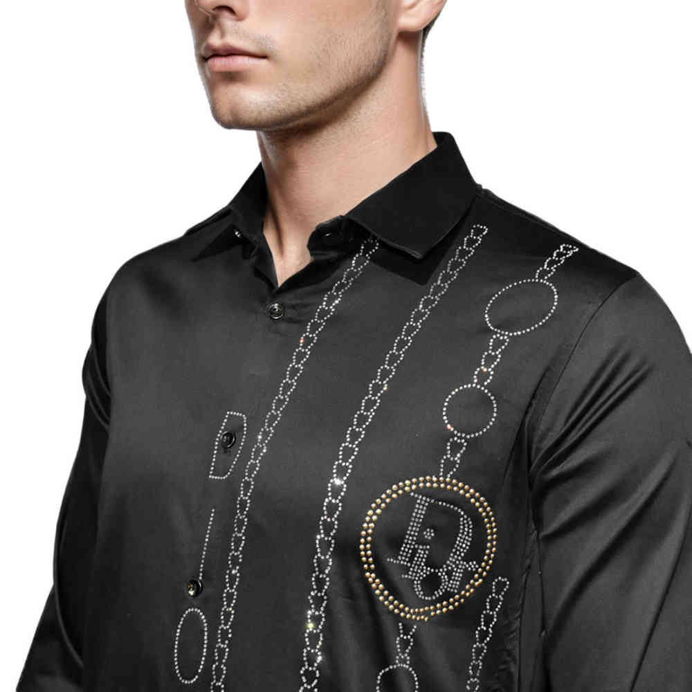 Dior Black Premium Quality Shirt-2