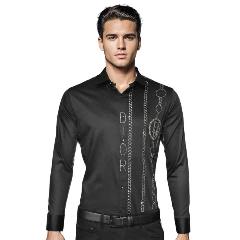 Black Dior White Premium Quality Shirt