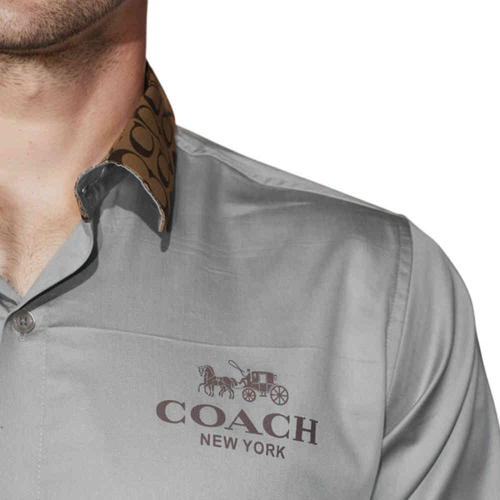 Coach Grey Premium Quality Shirt-4
